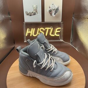Nike Air Jordan Retro 12 Stealth ‘Cool Gray’ PS Sz 1.5Y